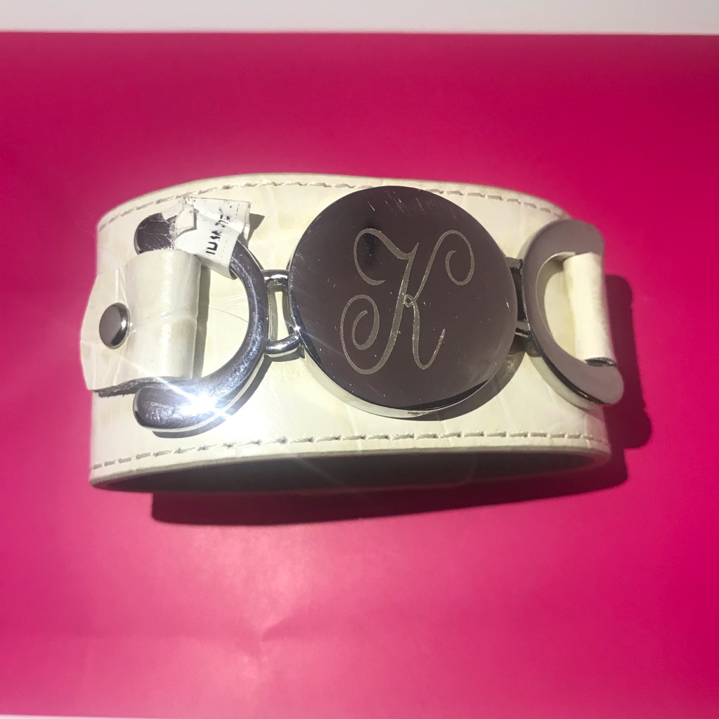 Cuff Bracelet Initial K